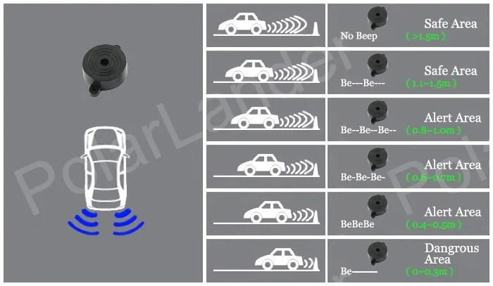 Датчик парковки Специально для всех Автомобилей Обратный Резервный Радар с 6 Датчиками 9 цветов для выбора звуковой сигнал