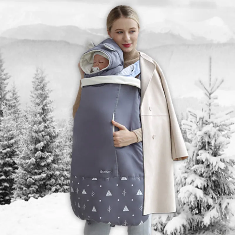 

U Style Baby Cloak Autumn Spring Winter Child Swaddle Outdoors Windproof Thick Quilt Warm Sleeping Bag Stroller Winter Envelope