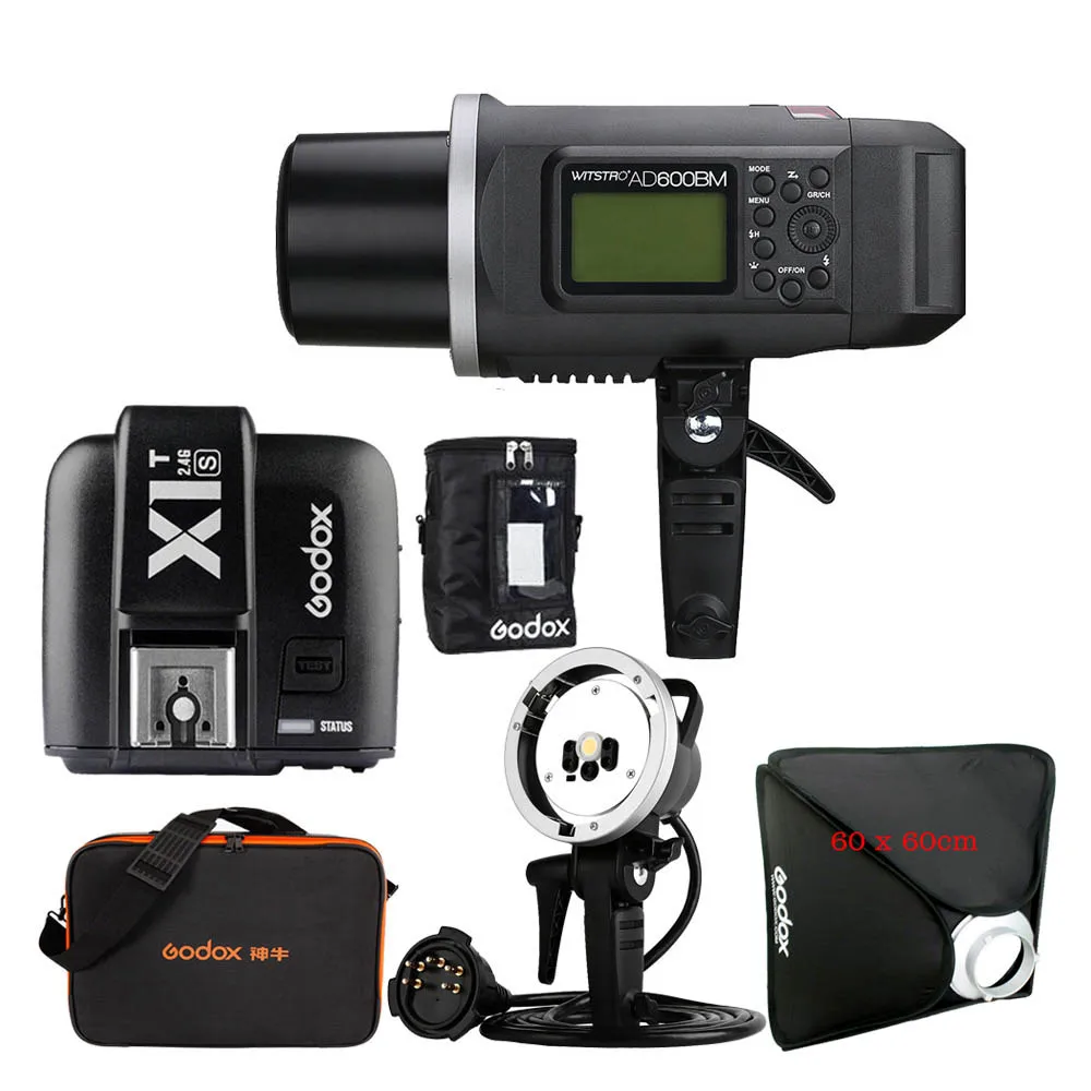 Godox 2,4 г AD600BM Камера Вспышка Speedlite 60*60 Softbox CB-09 чехол AD-H600B удлиняет головку PB-600 сумка X1T-C/F/N/O/S триггера - Цвет: For Sony