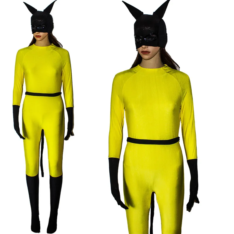 

New Hellcat Costume Cosplay For Women Patricia Walker Jumpsuit Bodysuit Superhero Costume For Women Halloween Costume For Adult