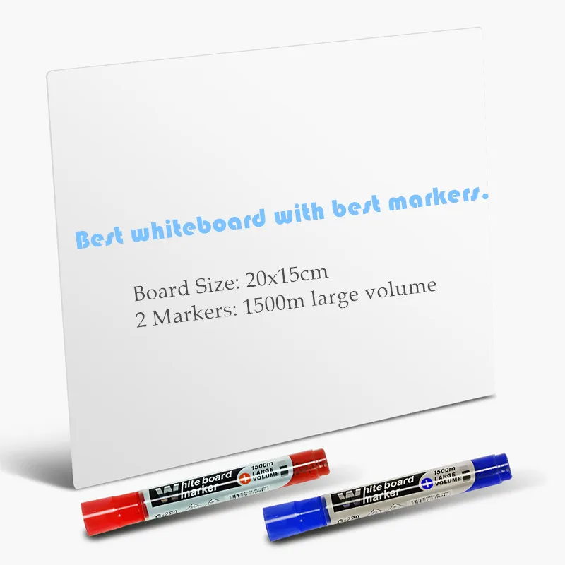 Dry Erase Flexible Whiteboard/Message board/Memo Pad/Dialog