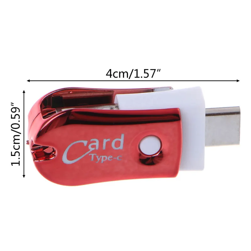 Тип C USB 3,1 к USB 2,0 Micro-SD/TF Memeory кард-ридер адаптер конвертер HUDD