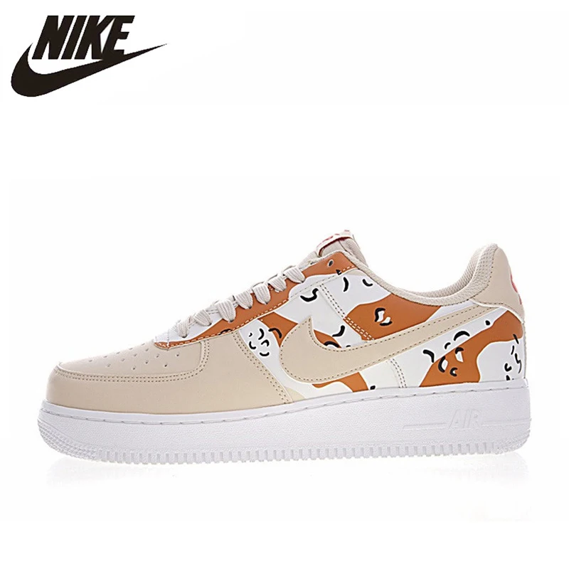

Nike Men's Shoes AIR FORCE Air Force Men's Skateboarding Shoes , Khaki, Non-slip Shock Absorption Wear Resistance 823511 202