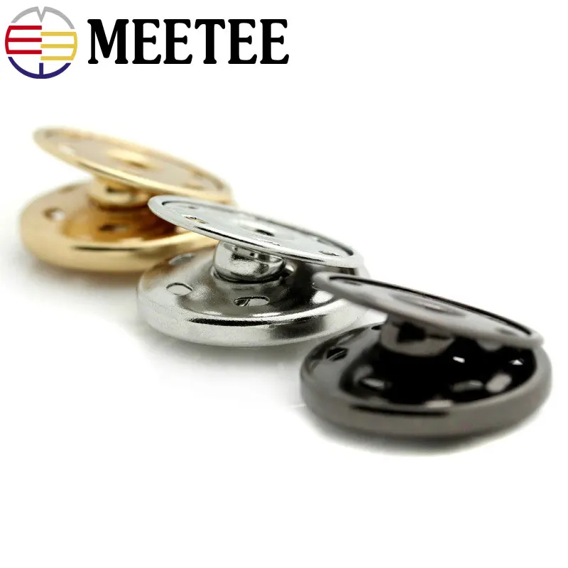 Meetee 50 шт. 8-25 мм металлические кнопки кожаные пальто джинсовая сумка DIY ремесло Домашний текстиль Швейные принадлежности аксессуары C7-2