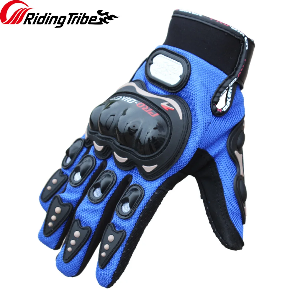 

Riding Tribe Man's Motorcycle Gloves For Summer Breathable Protective Gear Motobike Racing Cycling Non-slip Guantes MCS-01C