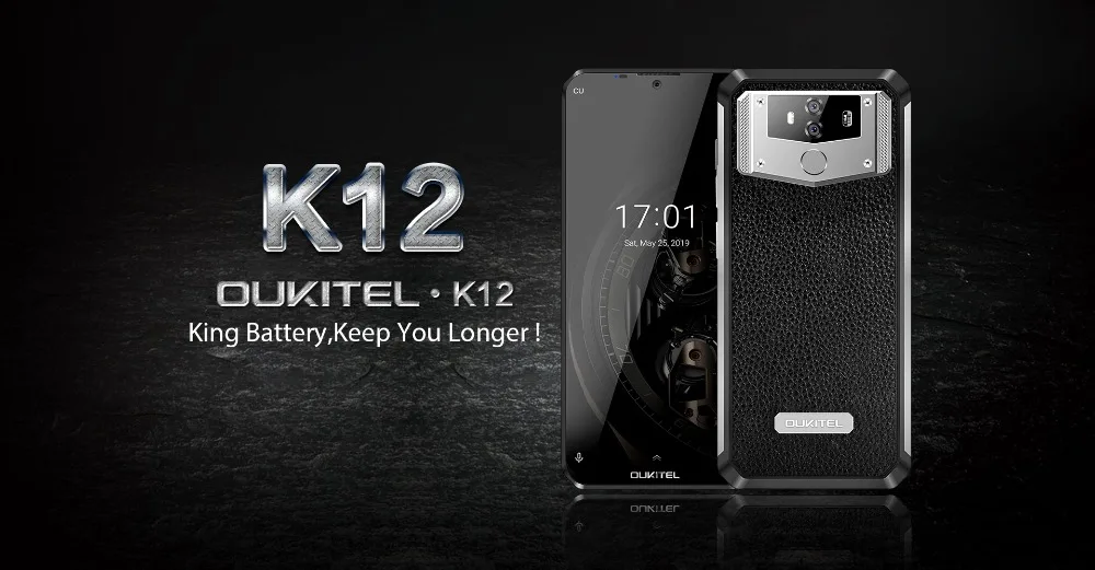 OUKITEL K12, 6 ГБ, 64 ГБ, Android 9,0, капля воды, 6,3 дюймов, FHD+ 10000 мАч, 5 В/6A, 1080*2340, 16 МП, смартфон, распознавание лица, OTG, NFC, мобильный телефон