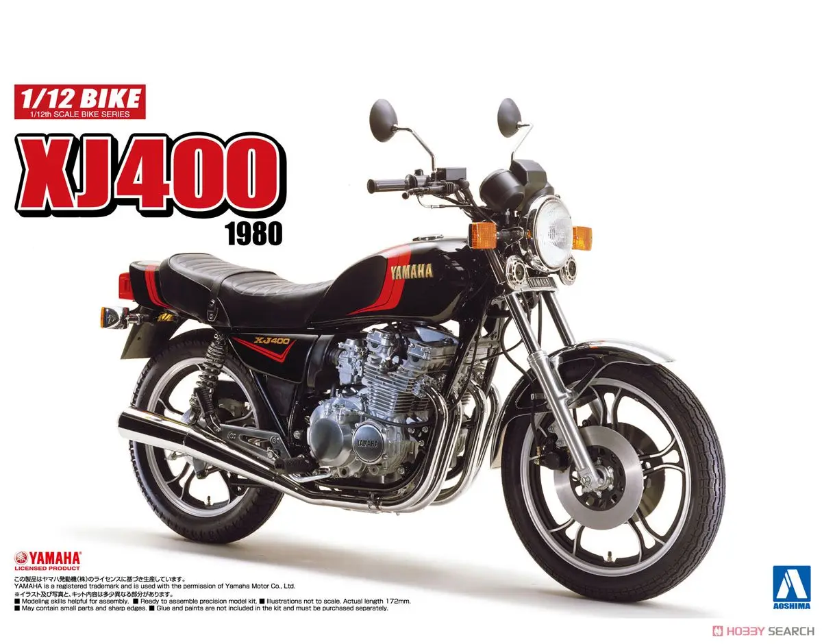 1/12 мотоцикл сборки модель Yamaha XJ 400 05333