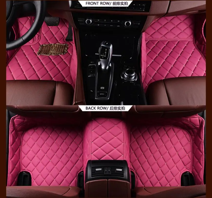  JINGHANG Auto Floor Mats For Audi A5 S5 RS5 2008-2015 Foot Carpets Step Mat High Quality Embroidery