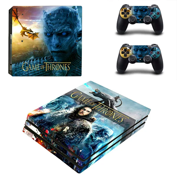 YSP4P-3405 PS4 Pro стикер s Vinilo Play станция 4 Pro Кожа Игра престолов Наклейка Обложка для sony Playstation 4 Pro консоль и контроллер - Цвет: YSP4P-3405