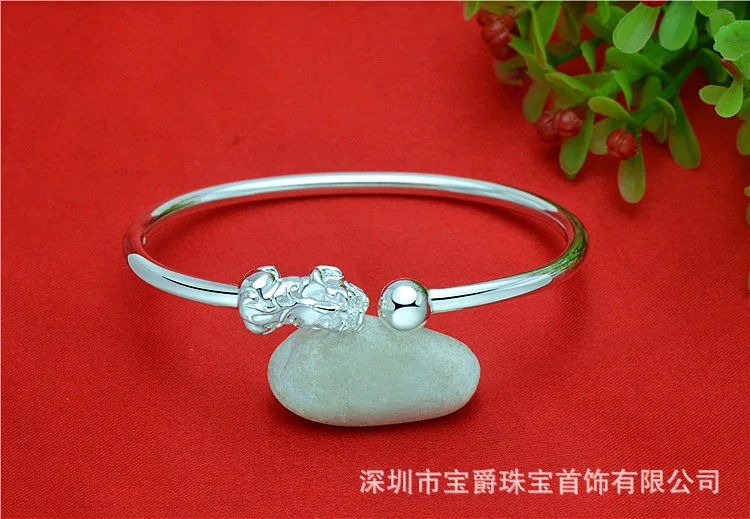 2019 настоящие Armbanden voor vrouwen диких животных линять браслет из стерлингового серебра краткое Vogue мифического в процветающий бизнес