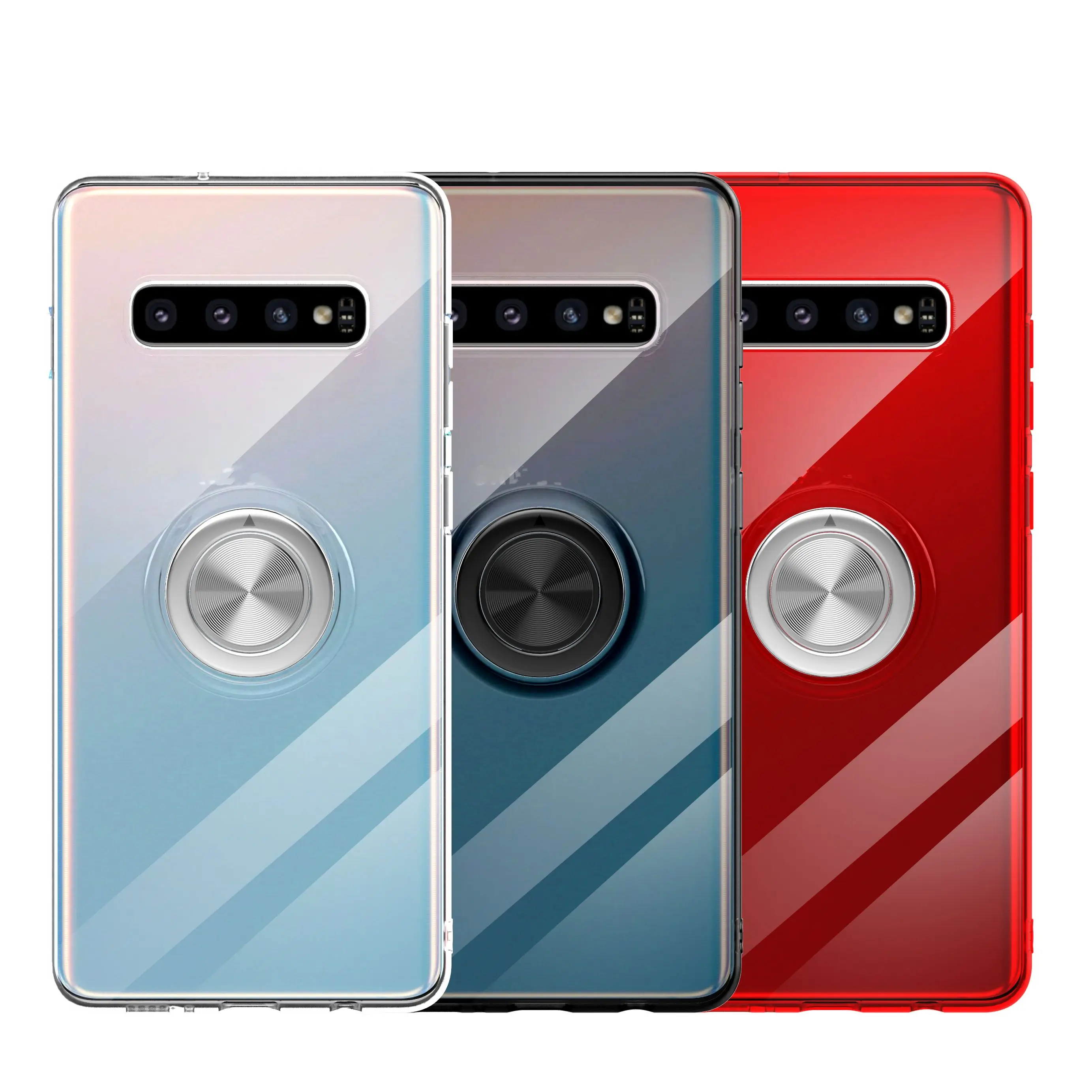 

Case For Samsung Galaxy S10 Plus S10e S9 S8 Plus Note 9 8 Cover Ring Kickstand Silicon Case For Samsung A9 A7 2018 M20 M30 Cover