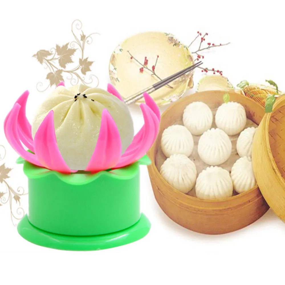 1Pc Non Stick Pastry Pie Steam Bun Dumpling Maker Mold Steamed Stuffed