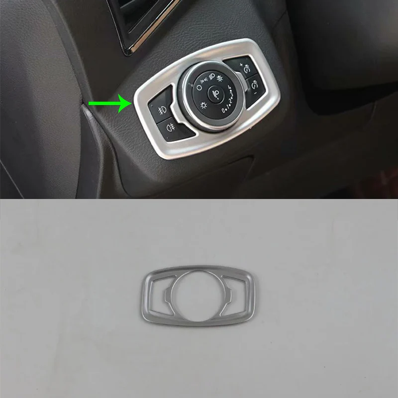 

Car Accessories Interior Decoration LHD Head Light Lamp Adjustment Cover Trim For Ford Kuga/Escape 2017 Car Styling