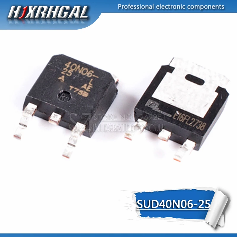10 шт SUD40N06-25L TO-252 40N06 TO252 SUD40N06 | Электронные компоненты и принадлежности