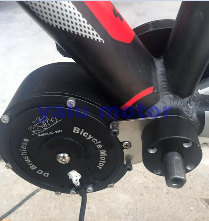 Sale YALU MOTOR New Item 250W-800W Middle Drive Brushless Electric Bicycle Conversion Kit suitable install on 12inch to 26 Inch Bike 12