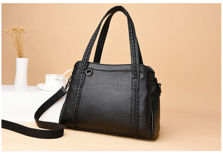 Новинка, кожаная женская сумка с кисточками, Большая вместительная сумка на плечо, Дизайнерская Женская Ретро сумка-мессенджер, роскошная брендовая большая сумка-тоут