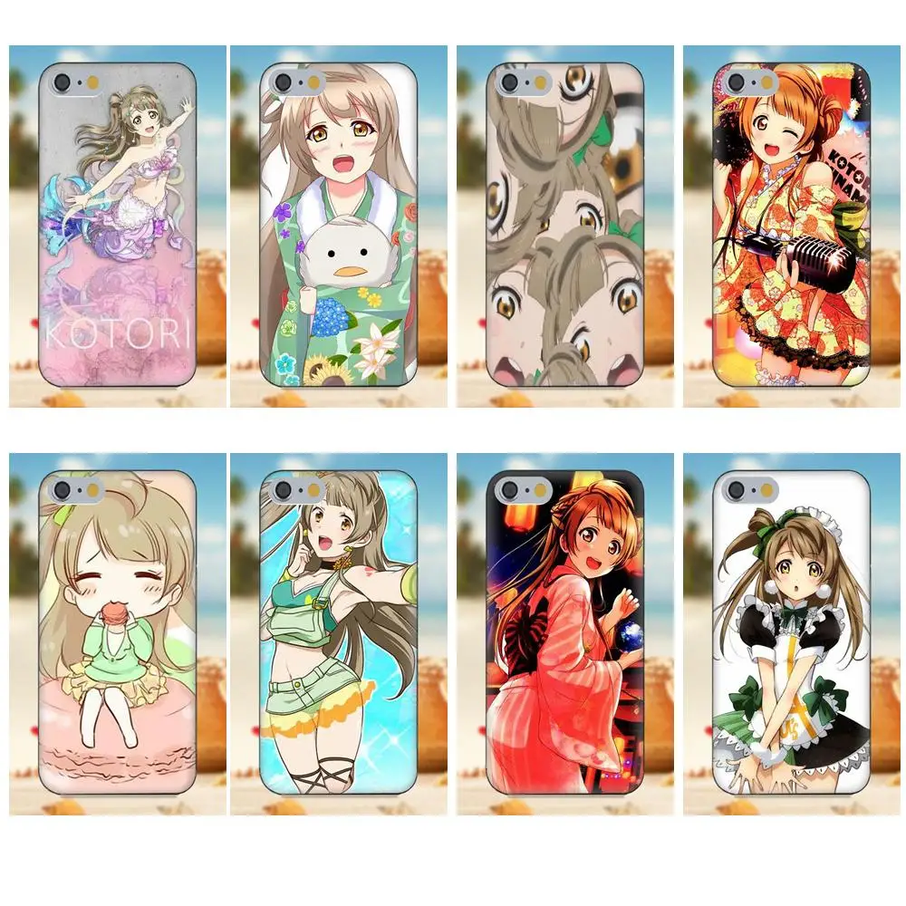 

Soft TPU Cell Case For iPhone 4S 5S 5C SE 6S 7 8 Plus X Galaxy Note 5 6 8 S9+ Grand Core Prime Alpha Minami Kotori Love Live