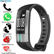 TimeOwner G20 Bluetooth Браслет фитнес умный Браслет HeartRate кровяное давление трекер Шагомер вызов/MSN/App Push Smart Band