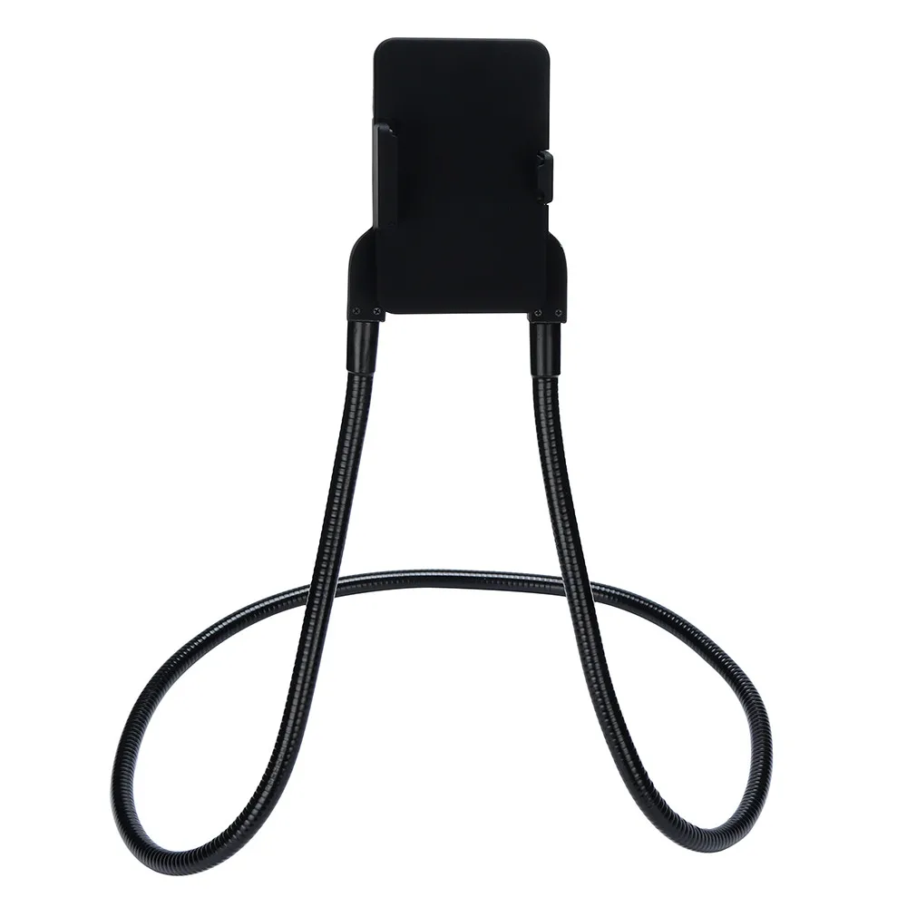 

Universal Lazy Hanging Neck Phone Mount Necklace Support Bracket Holder Stand Quallity Cell Phone Accessories Drop Shpping