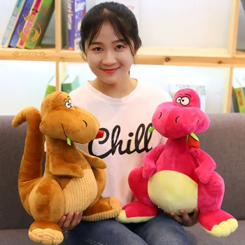 

1PCS 40CM Kawaii dinosaur plush toy, creative simulation dinosaur plush stuffed doll, kids toys, home decoration, holiday gifts