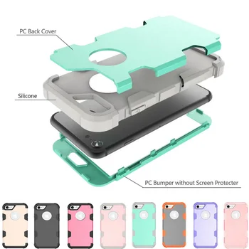 

8 colors Business Case for iphone 7 8 plus Heavy Duty Armor Shockproof Stand phon Case Cover for Apple iphone X 8 7 6 6S cover