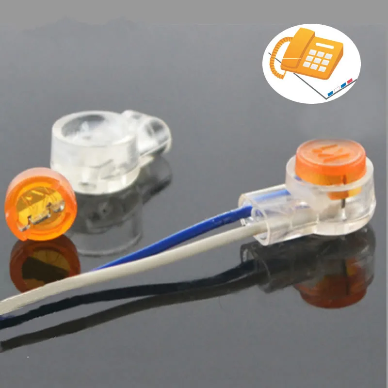 200PCS-LOT-Connector-terminal-K1-phone-line-connector-UY1-Single-Blade-Wiring-Cable-Terminals-Connector-For_