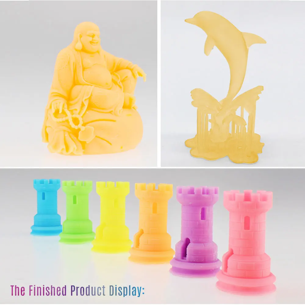 3d принтер ЖК-полимерный материал SLA УФ-отверждение 3D печать с низким запахом жесткая полимерная нить для Anycubic Photon Anet Sparkmaker