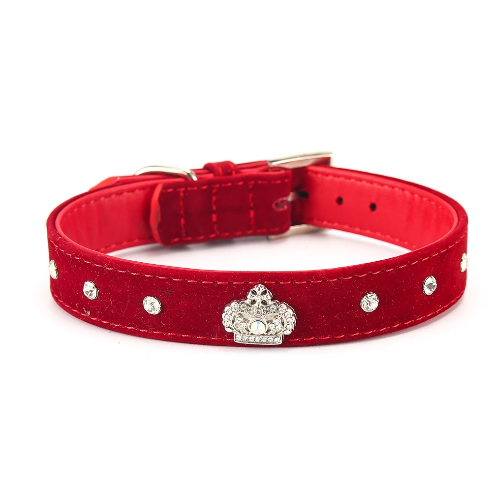 Pet Products Dog Collar For Dogs Small Cat Dog Collar Lead Harness Leash Puppy Solid  Cats Collars Chihuahua Supplies Accessories PQ013 (6)