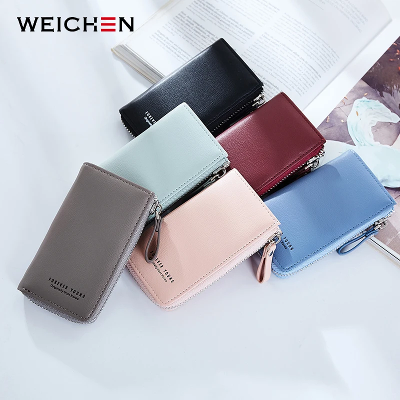 WEICHEN дамские туфли из pu искусственной кожи сплошной ключ с цепочкой на молнии