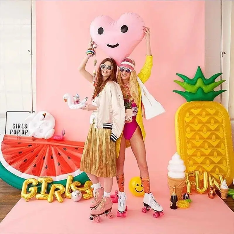 

pineapple inflatable floating drainage bed baby swimming pool Dining Pushchair Infant Portable Play Game Mat Sofas Learn Stool