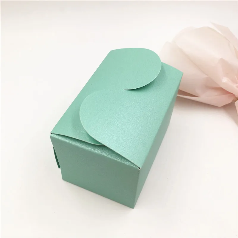 12 шт./лот лот 9*6*6 см Цвет Мини крафт бумага коробка, DIY подарок на свадьбу коробка, небольшой одной упаковки торт коробки - Цвет: Blue