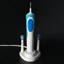 Электрический Зубная щётка держатель кронштейн Ванная комната Зубная щётка Stander базы Поддержка держатель 2 зубная щетка главы базы с