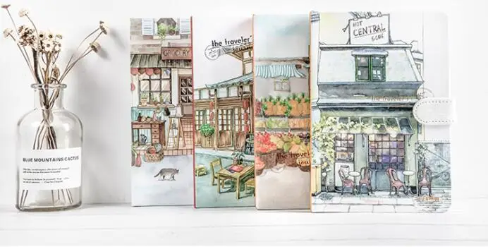 

Cheng Jia Brand Creative Thickening Magnetic Buckle Notebook Fresh Color Edge This Diary Simple Color Page Handbook Notebook