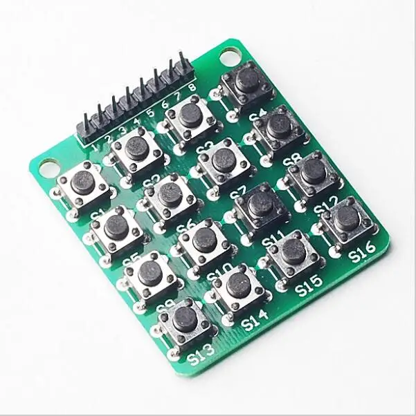 Into the key 4 x4 matrix keyboard 16 SCM extended keyboard