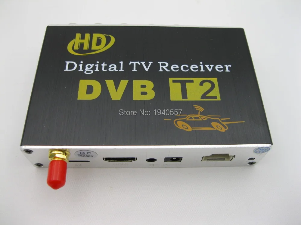HD Мобильная цифровая автомобиль DVB-T2 мобильный цифровой ТВ-тюнер приемник для России, Таиланд, Columbia, Индонезия, Сингапур