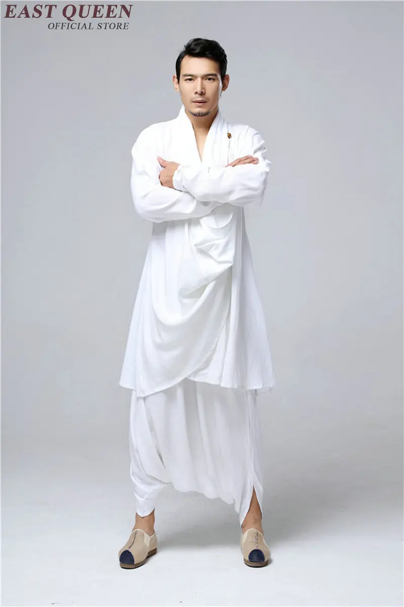 Одежда в стиле Дзен традиционная китайская одежда для мужчин кунг-фу одежда одежды стиля Востока для мужчин KK1610 H