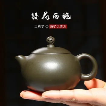 

the engineering learn undressed ore azure mud king town yixing ornamental engraving xi shi teapot a drop shipping