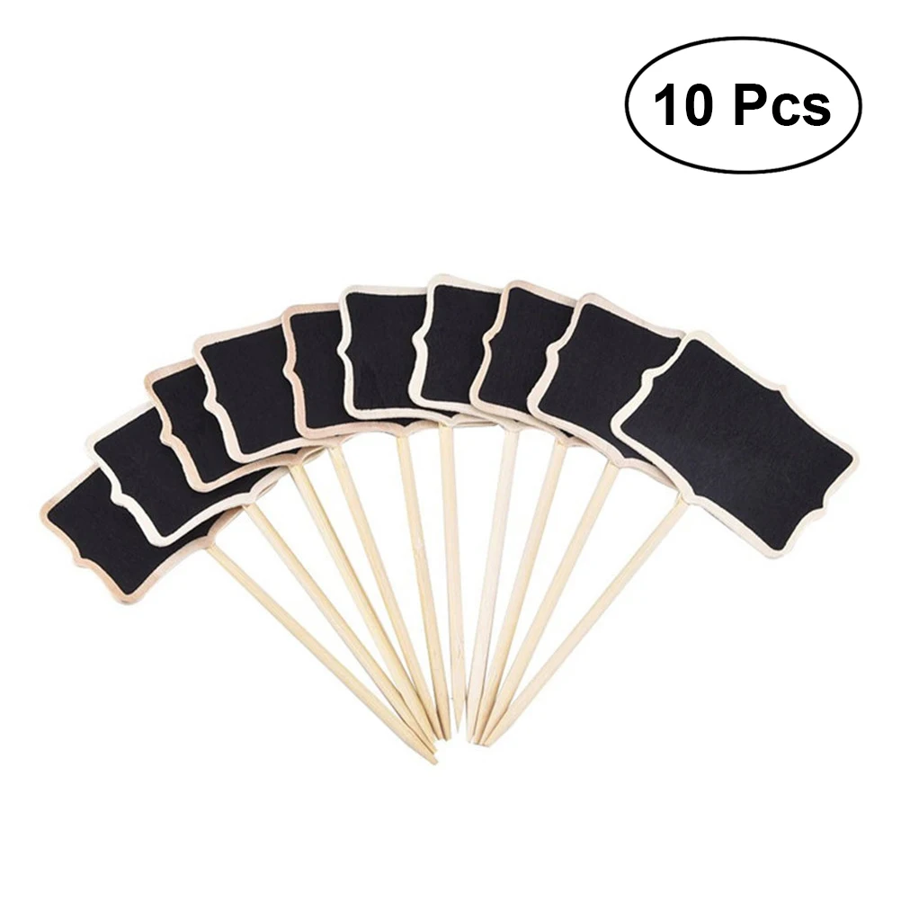 10pcs Mini Chalkboards Rectangle Blackboard For Message Board Signs Chalkboard Price Tags Plant