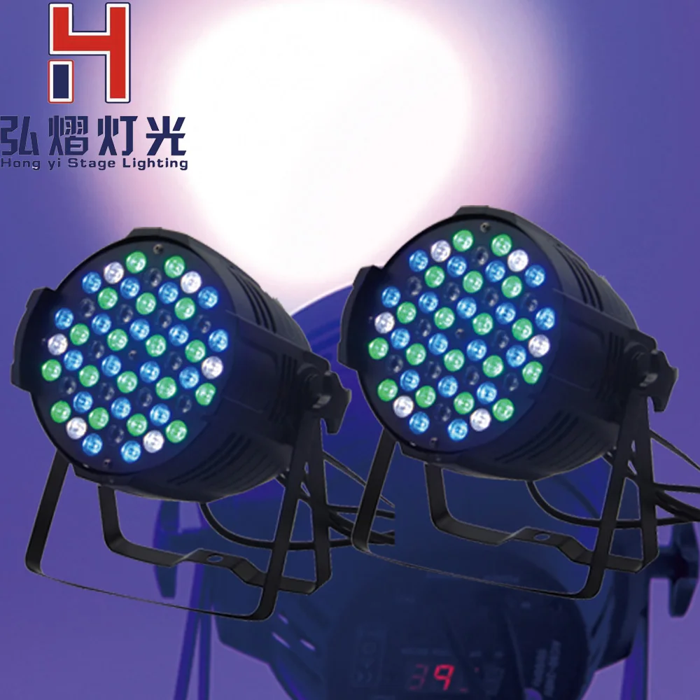 

Mini 2Pcs RGBW 54*3W DMX LED Par Cans 54 LED Wash Lights strobe par light dj