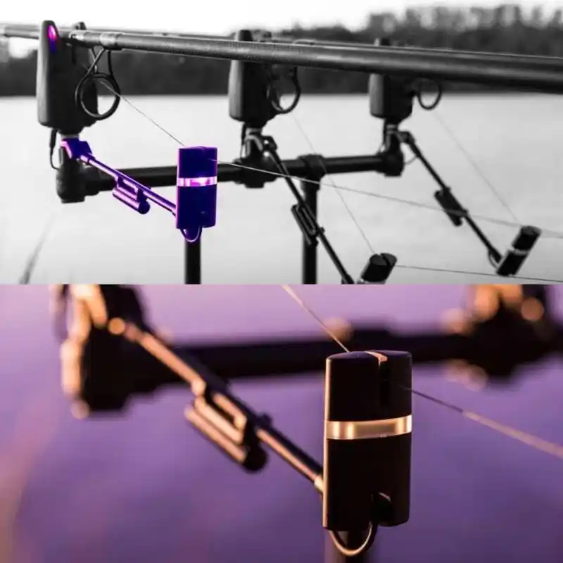 Fltaheroo Morsa di Pesca Carpa Morso Allarme Gancio Swinger LED Indicatore Illuminato Strumenti di Pesce Durevole Accessori Strumento di Pesca 2#