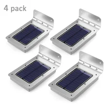 16 LED Solar Light 4-Pack Outdoor Lights Waterproof Energy Saving Wall Light,Motion Sensor led lamp Lights for Garden Decoration