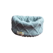 Милые Детские шарф для мальчиков и девочек Kintted Шерсть О-Шарфы Дети гладкой Цвет теплая одежда аксессуар зима