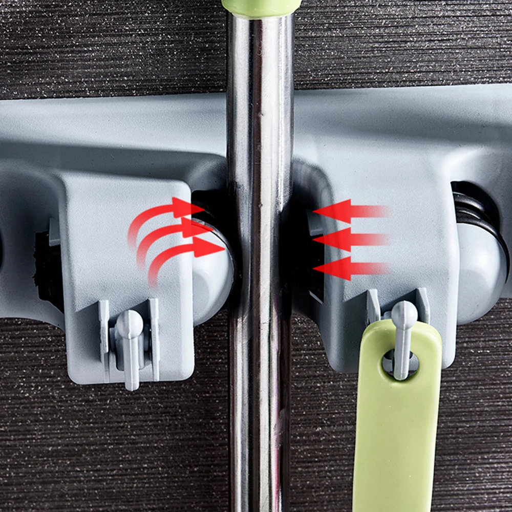 1 Pc Wall Mounted Mop Rack Brush Broom Holder 5/4/3 Position Hangers Organizer Storage Kitchen Bathroom Hooks Tool Organization 1 Pc Wall Mounted Mop Rack Brush Broom Holder 5/4/3 Position Hangers Organizer Storage Kitchen Bathroom Hooks Tool Organization