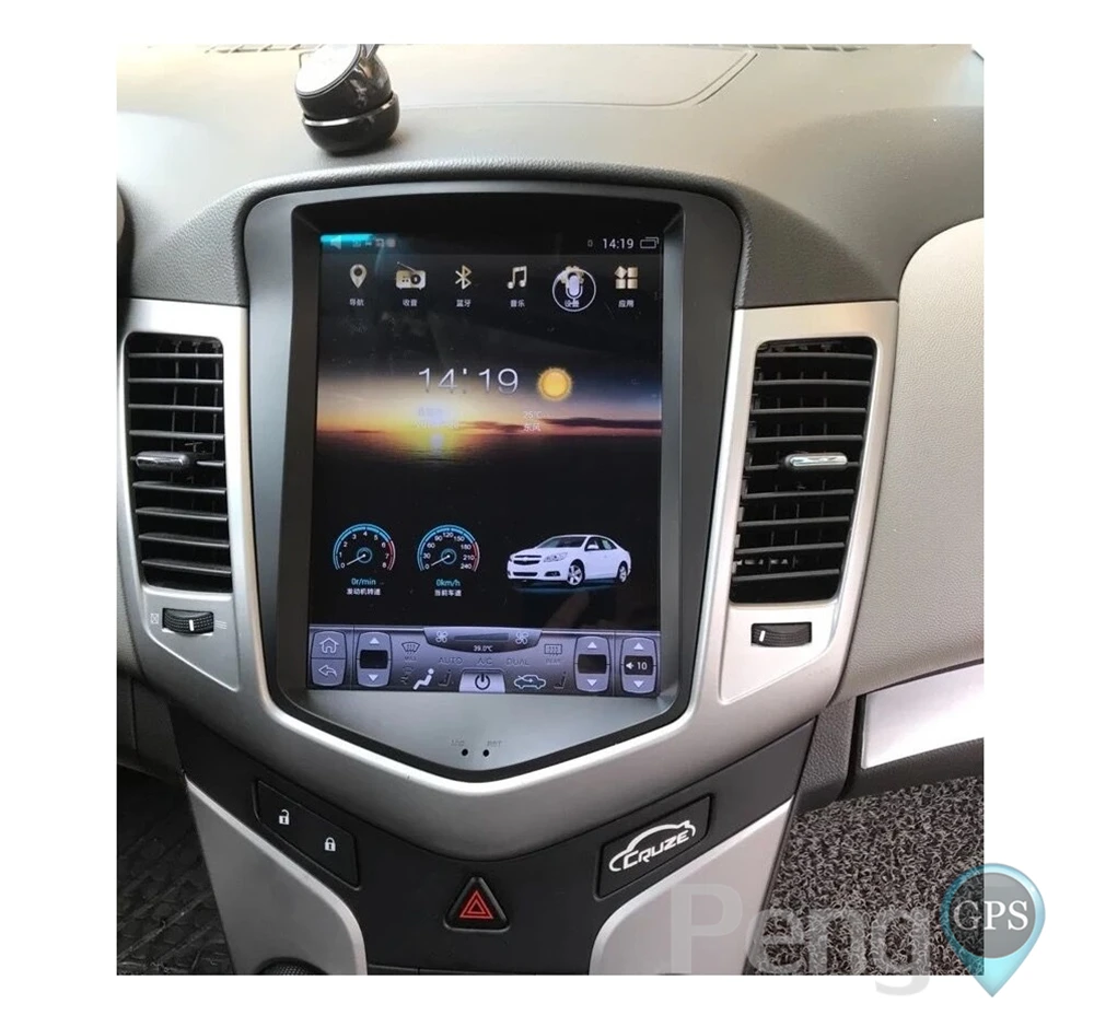 Cheap Tesla Style Android Car Radio GPS Navigation DVD Player for Chevrolet Cruze 2009-2013 IPS Screen 2 Din Supports CarPlay OBD WIFI 3