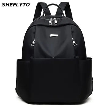 

Fashion Oxford Backpacks Women School Bags For Teenager Girl Larger Capacity School Backpack Female Travel Shoulder Bag Rucksack