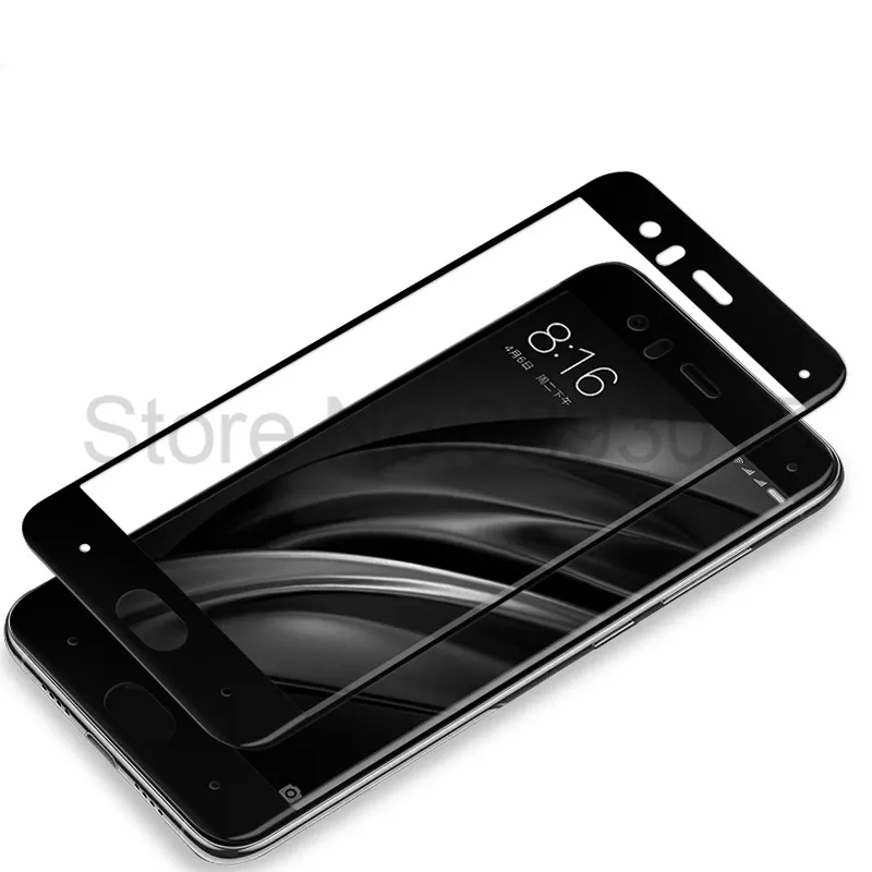 9 H 0.3 ملليمتر كامل غطاء الزجاج المقسى ل xiaomi 6 mi 6 حامي شاشة إتش دي ل xiaomi 6 mi 6 الهاتف الزجاج 2.5D طبقة رقيقة واقية