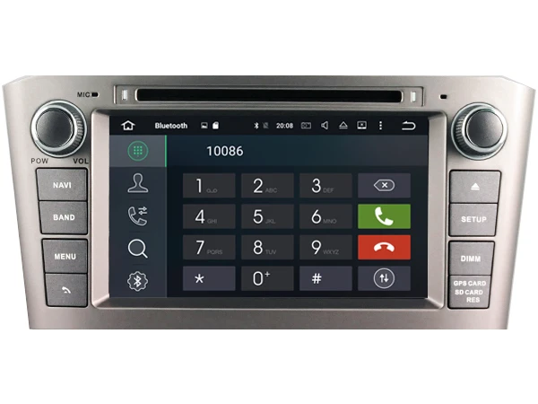 Excellent Android 8.0 CAR Audio DVD player FOR TOYOTA AVENSIS 2005-2007  gps Multimedia head device unit receiver BT WIFI 3