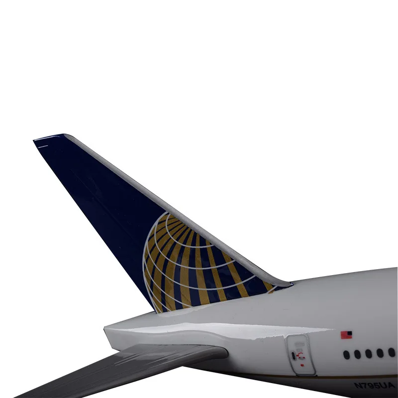 47 см Boeing 777 модель самолета United Соединенных Штатов Америки B777 смолы Аэробус