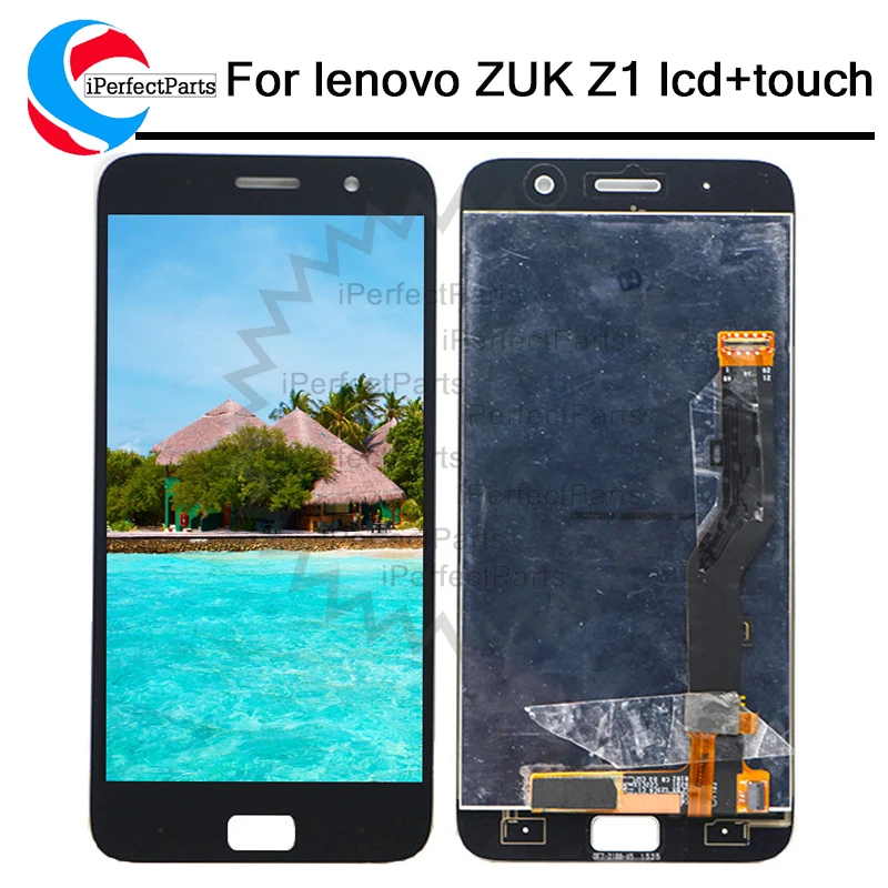 ЖК дисплей с сенсорным экраном для Lenovo ZUK Z1 5 дюйма дигитайзер в сборе запасные