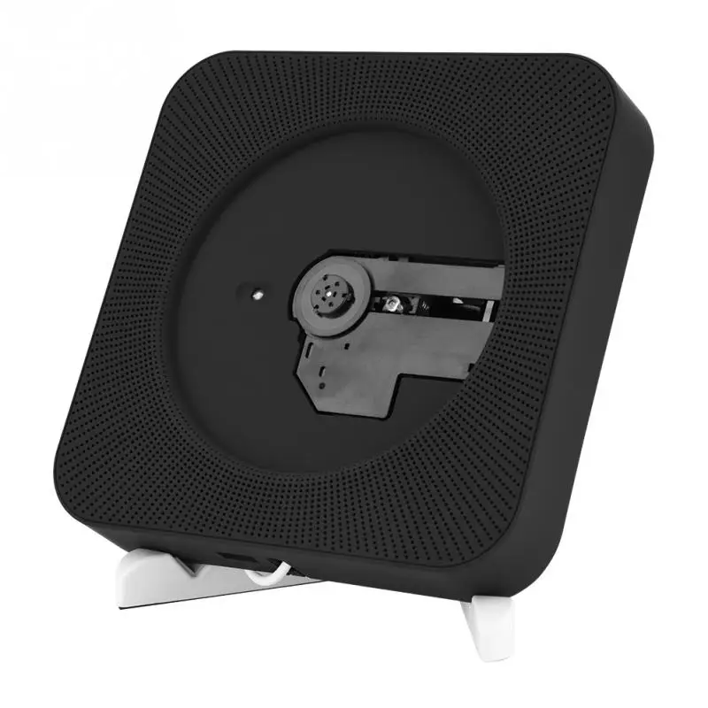 New Wall Mounted Bluetooth CD Player Speaker with Remote Control (Black
